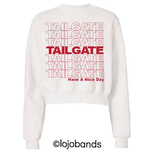 Red Have A Nice Tailgate Sweatshirt