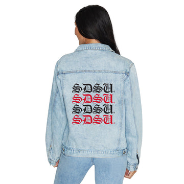 San Diego State Aztecs Gothic Denim Jacket