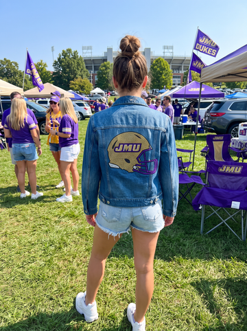 James Madison Helmet Blue Denim Jacket