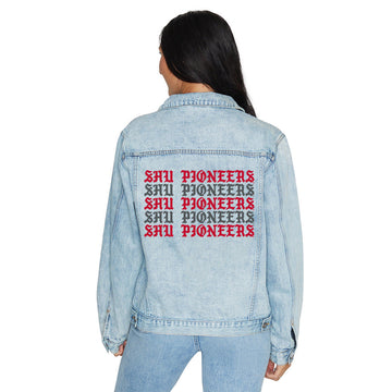 Sacred Heart Pioneers Gothic Denim Jacket