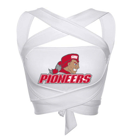 Sacred Heart Pioneers White Multi Way Bandeau Top