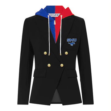 SMU Mustangs Hooded Blazer Jacket