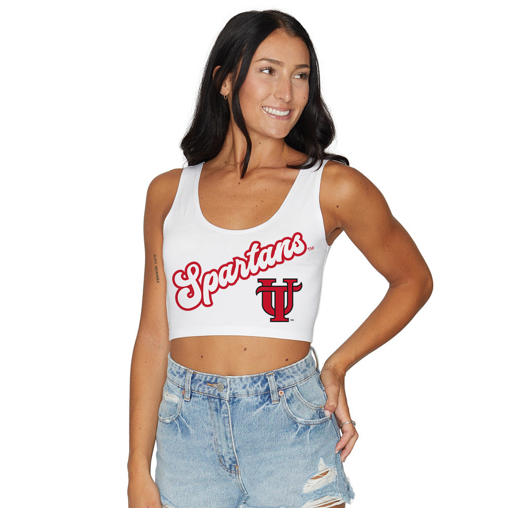 Tampa Spartans Crop Tank Top