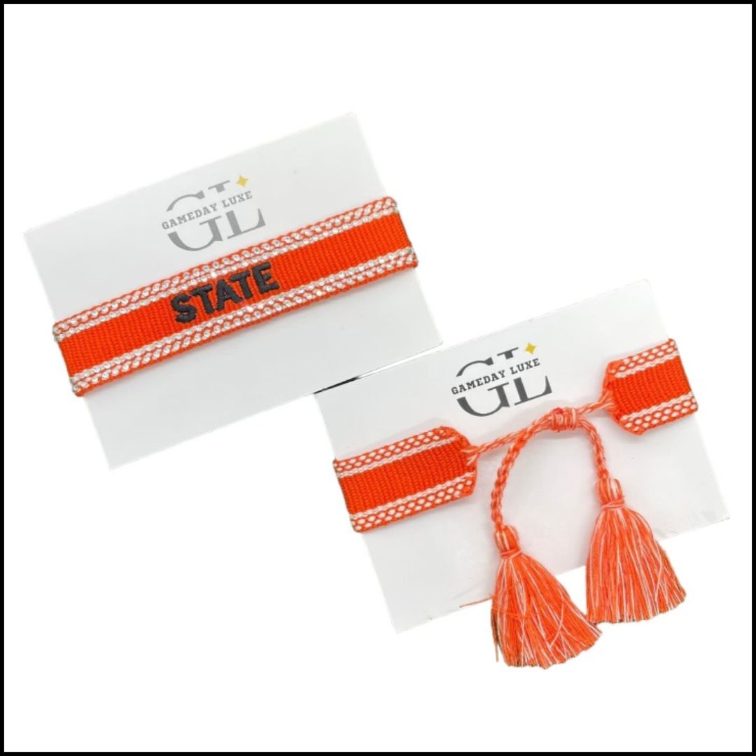 State Bling Team Tassel Bracelet