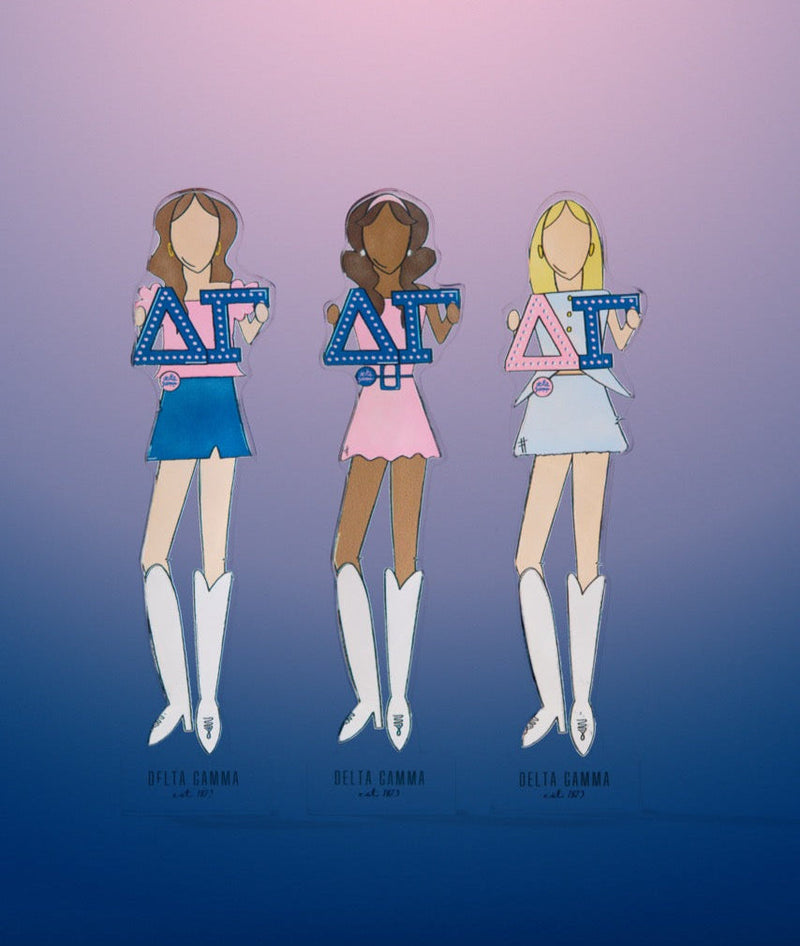 Delta Gamma Acrylic Block Shelfie