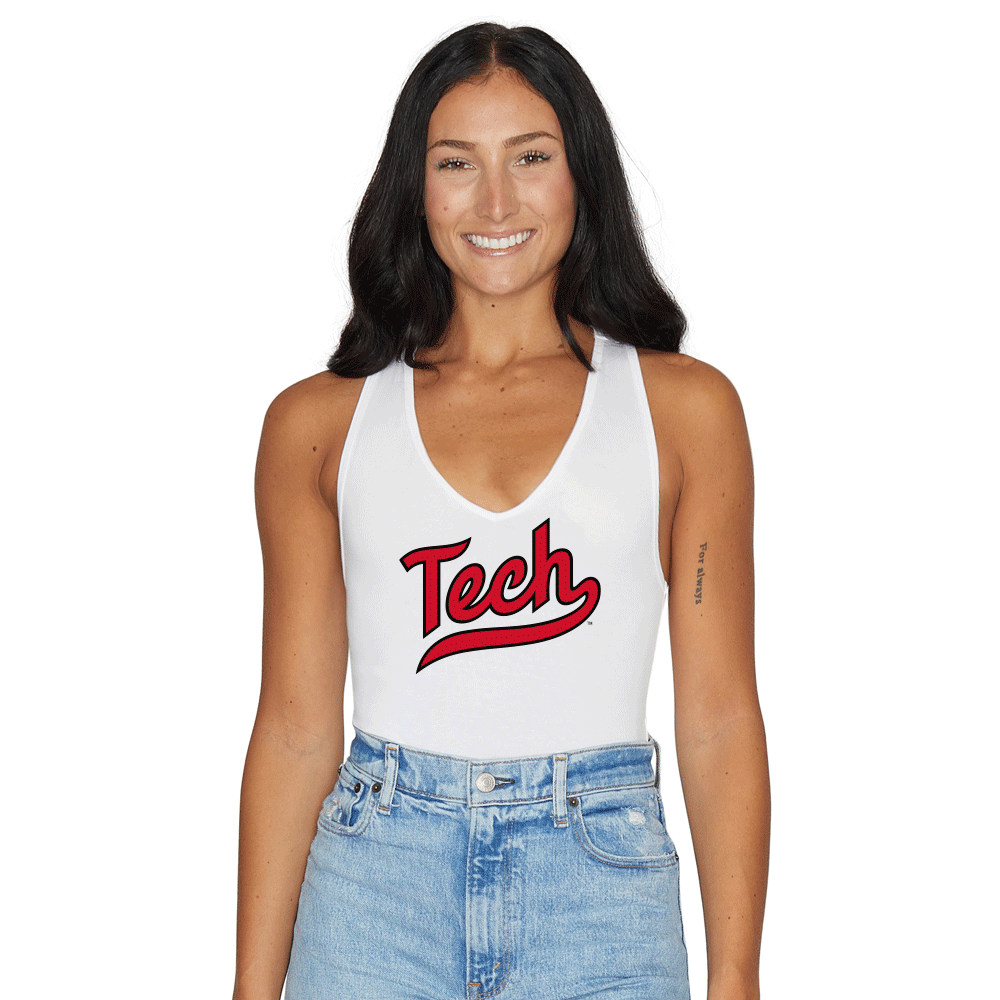 Texas Tech White Bodysuit