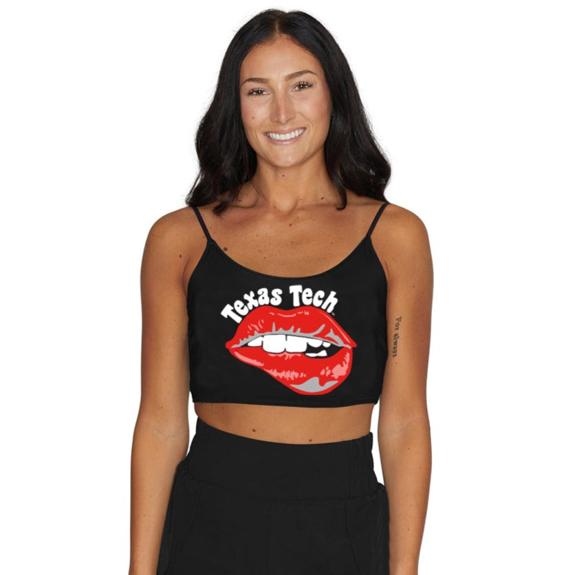 Texas Tech Black Spaghetti Tank