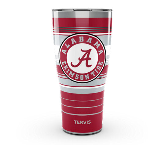 Alabama Crimson Tide - NCAA Hype Stripes Stainless Steel Tumbler