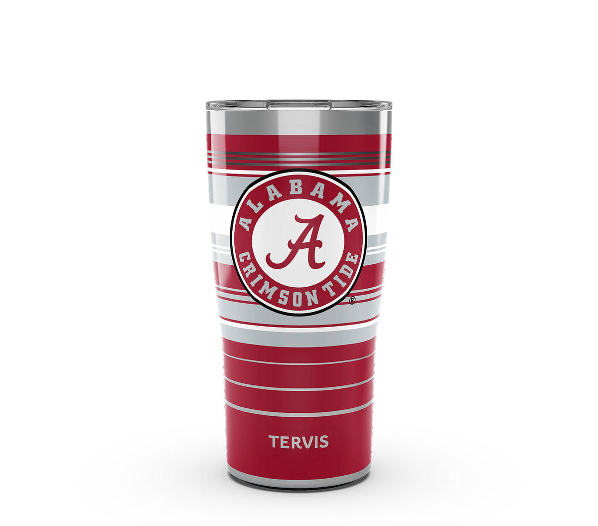 Alabama Crimson Tide - NCAA Hype Stripes Stainless Steel Tumbler