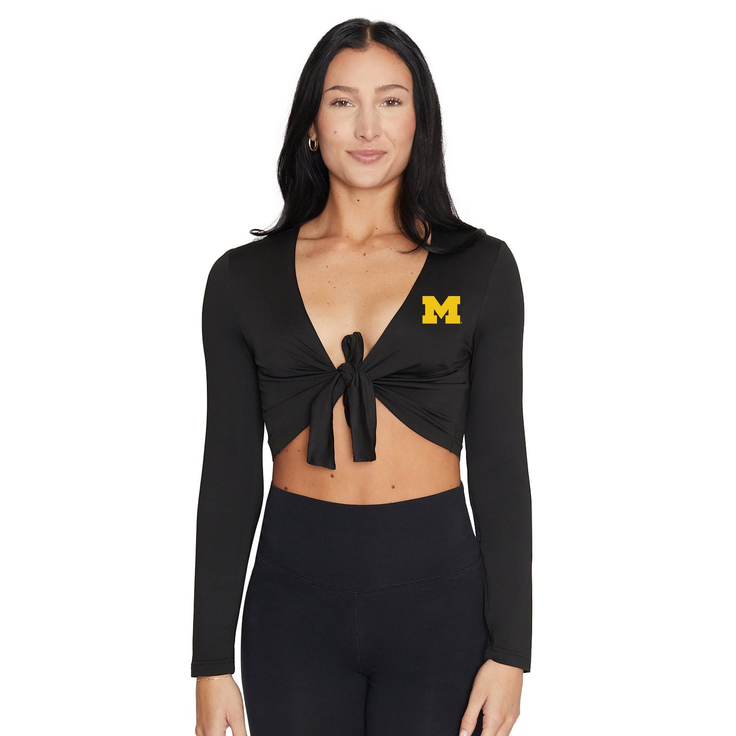 University of Michigan Tie Up Top