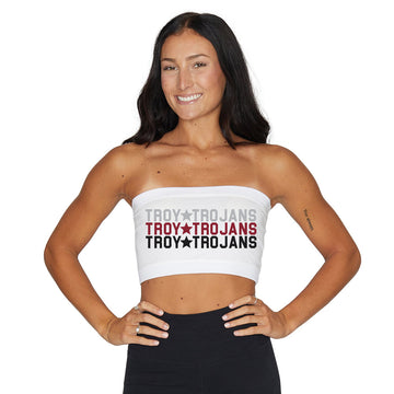 Troy University Repeat Bandeau Top