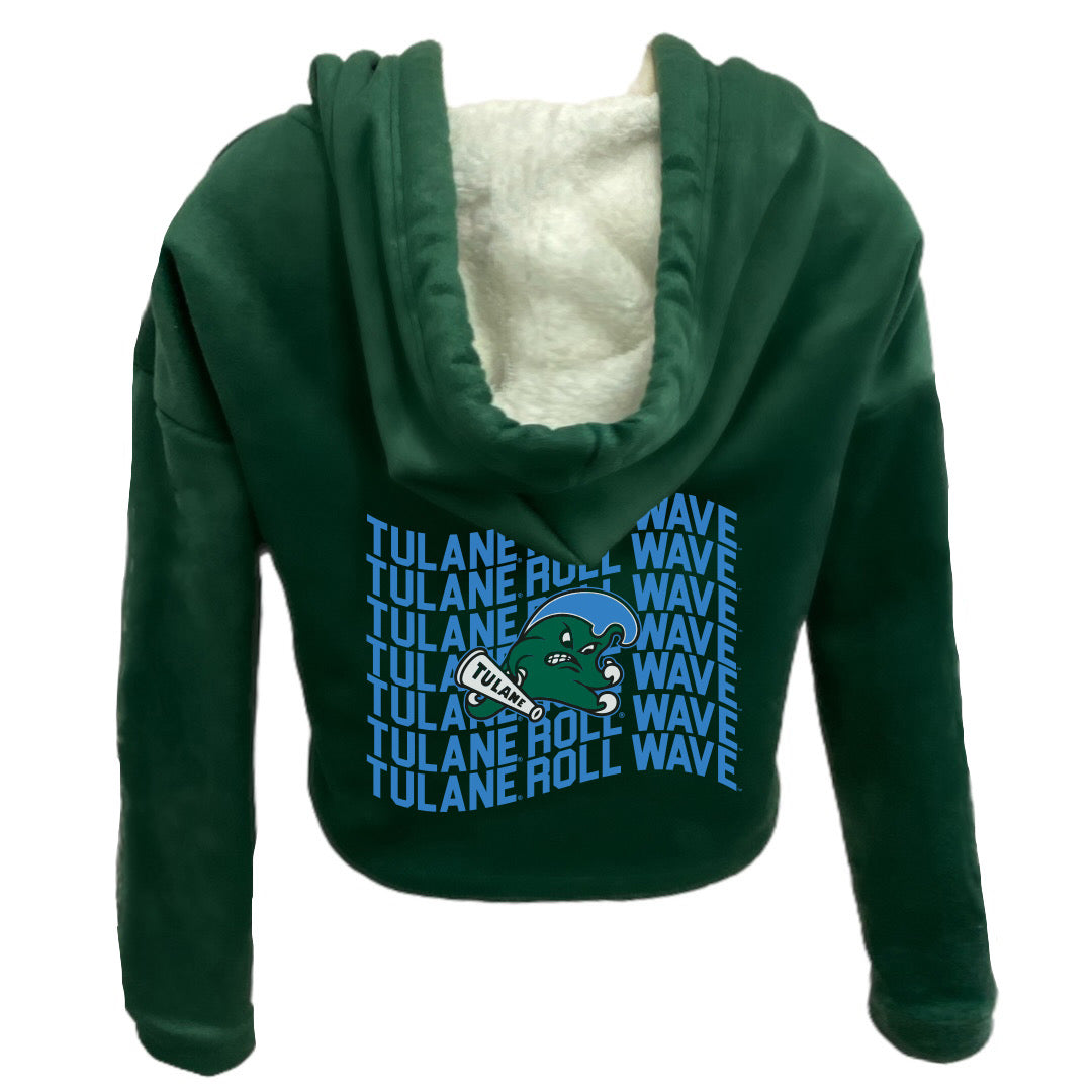 Tulane Varsity Furry Hoodie
