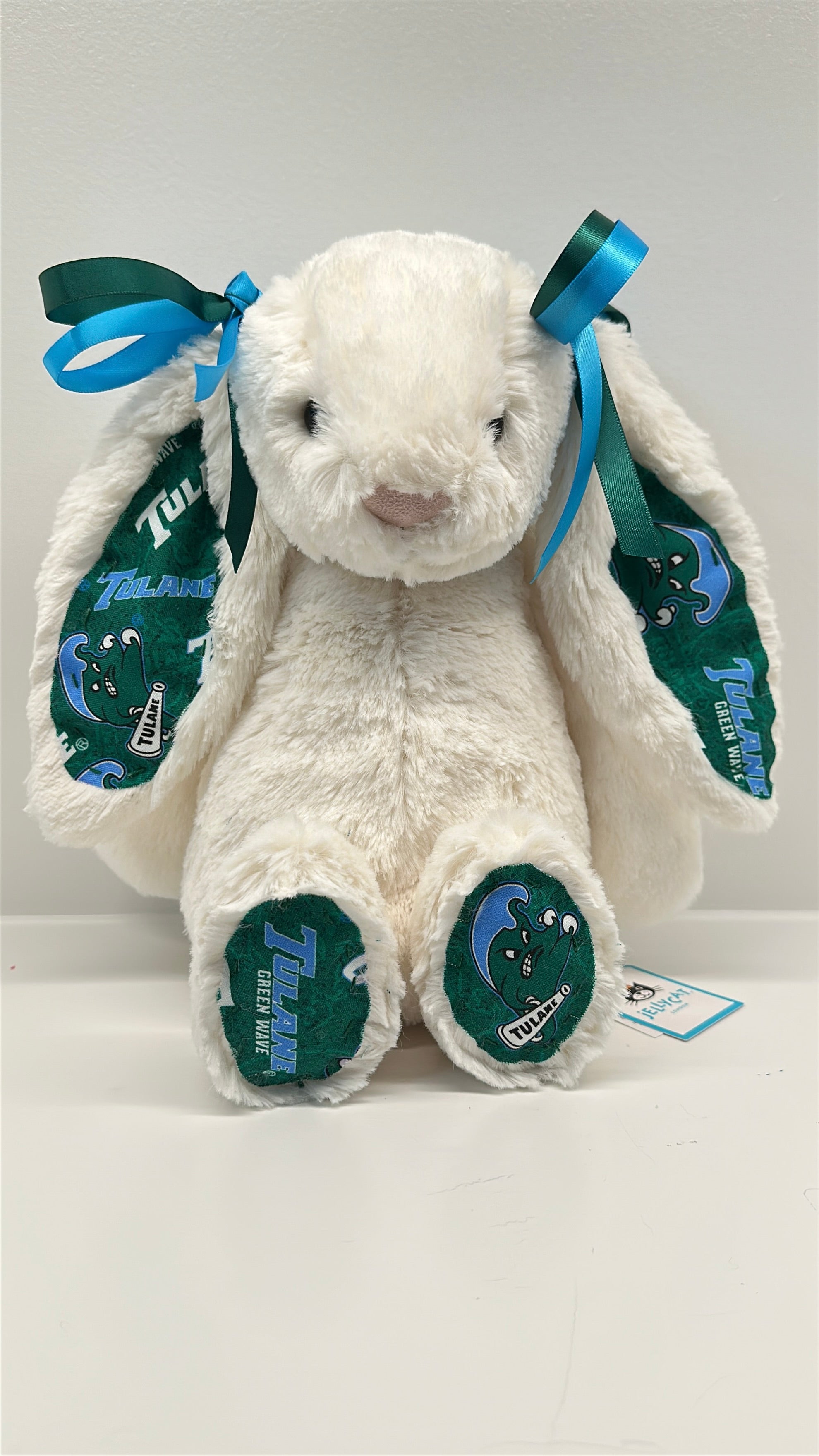 Custom College Jellycat Bashful Bunny