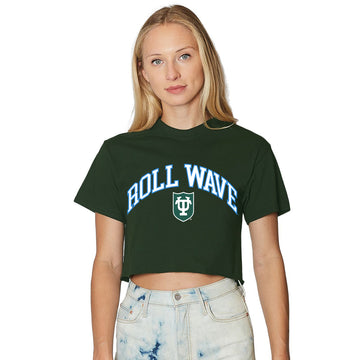Tulane Roll Wave Green Tee