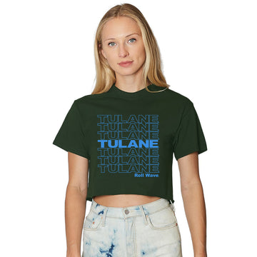 Tulane Green Repeat Tee