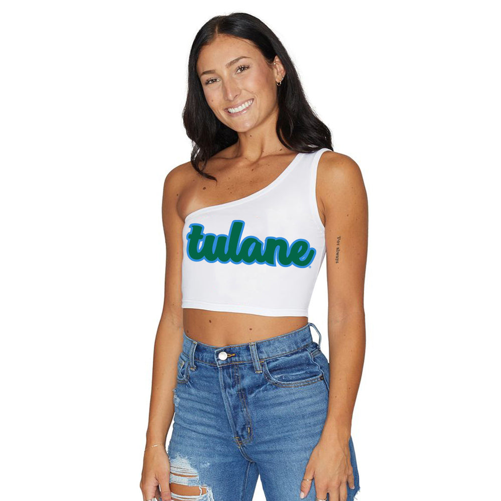 Tulane One Shoulder Top