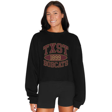Texas State Black Crewneck