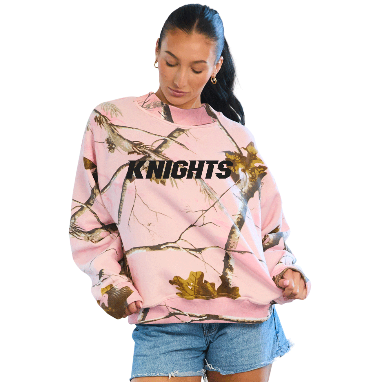 UCF Knights Camo Mock Neck Sweatshirt