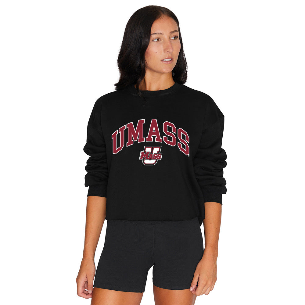 UMass Black Crewneck