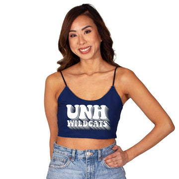 New Hampshire Wildcats Navy Spaghetti Tank