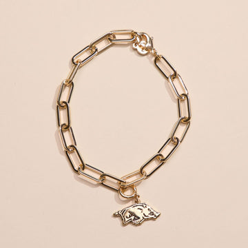 University of Arkansas Charm Bracelet