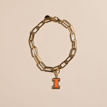 University of Illinois Charm Bracelet