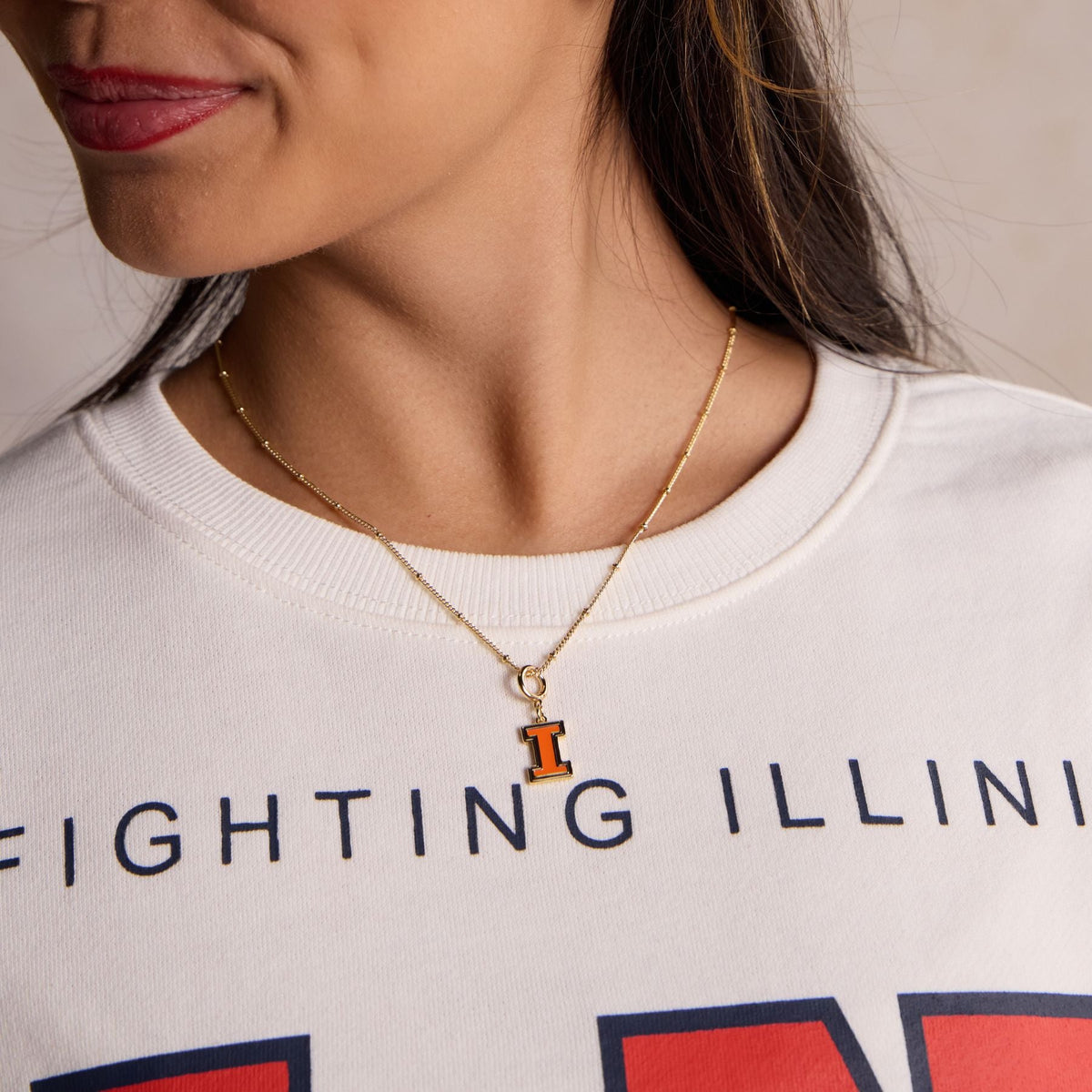 University of Illinois Charm Necklace