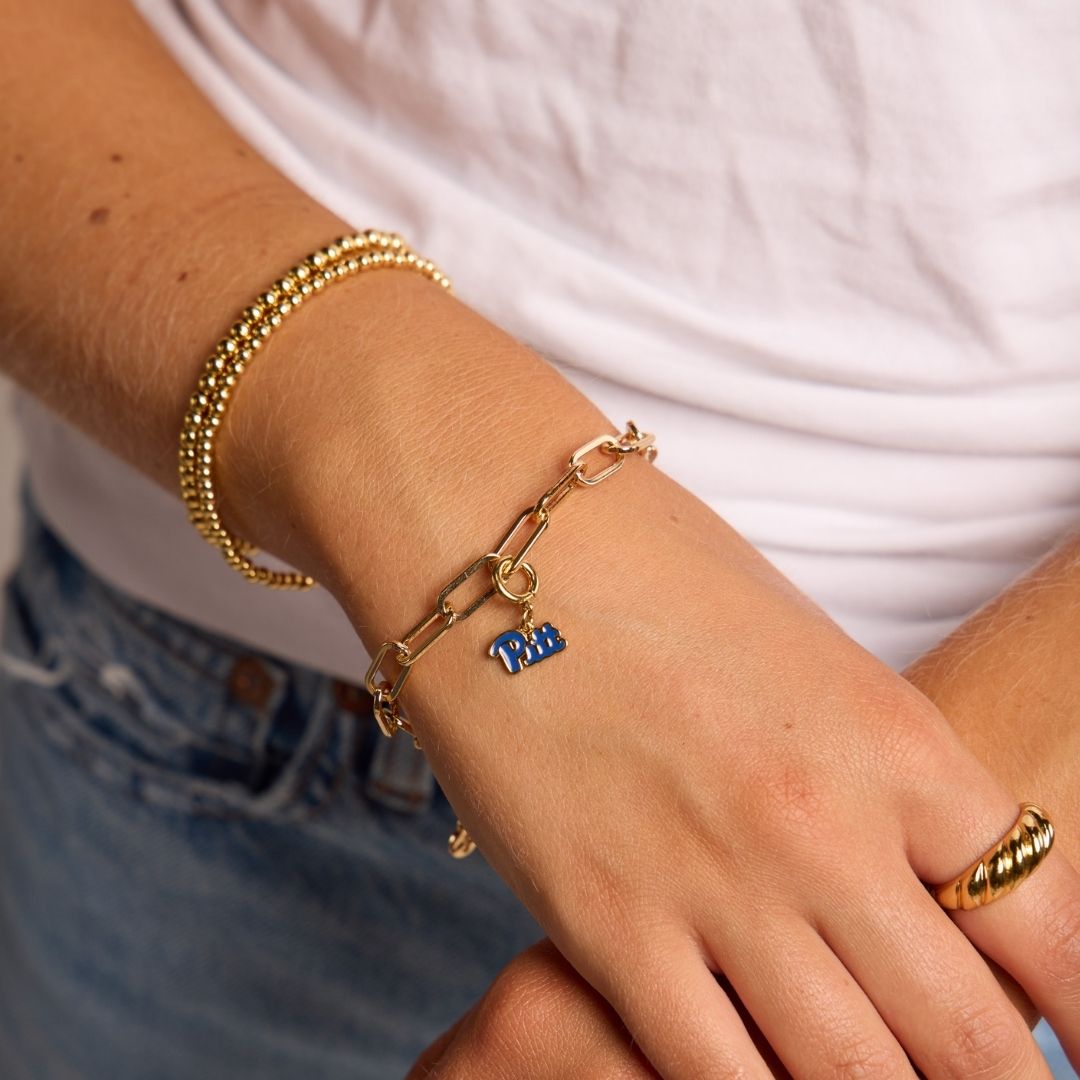 University of Pittsburgh Charm Bracelet