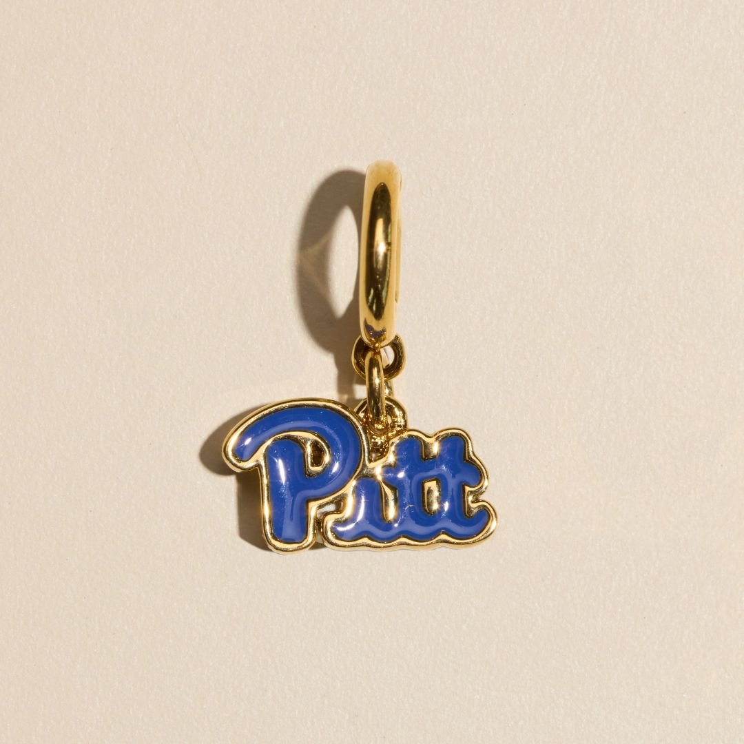University of Pittsburgh Enamel Charm