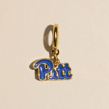 University of Pittsburgh Enamel Charm