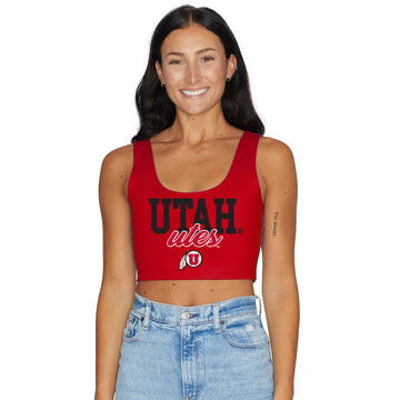 Utah Red Crop Tank Top