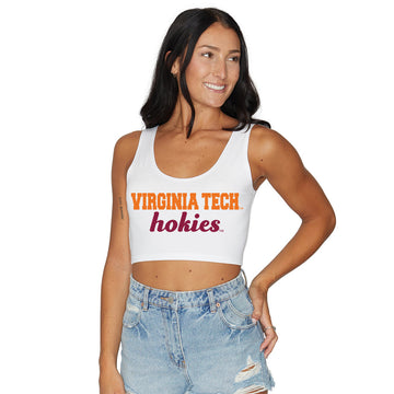 Virginia Tech Crop Tank Top