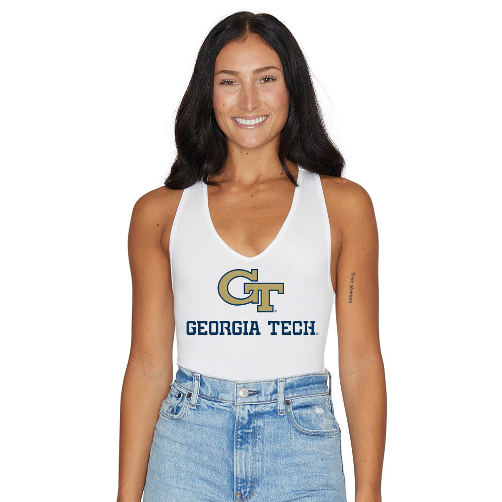 Georgia Tech White Bodysuit
