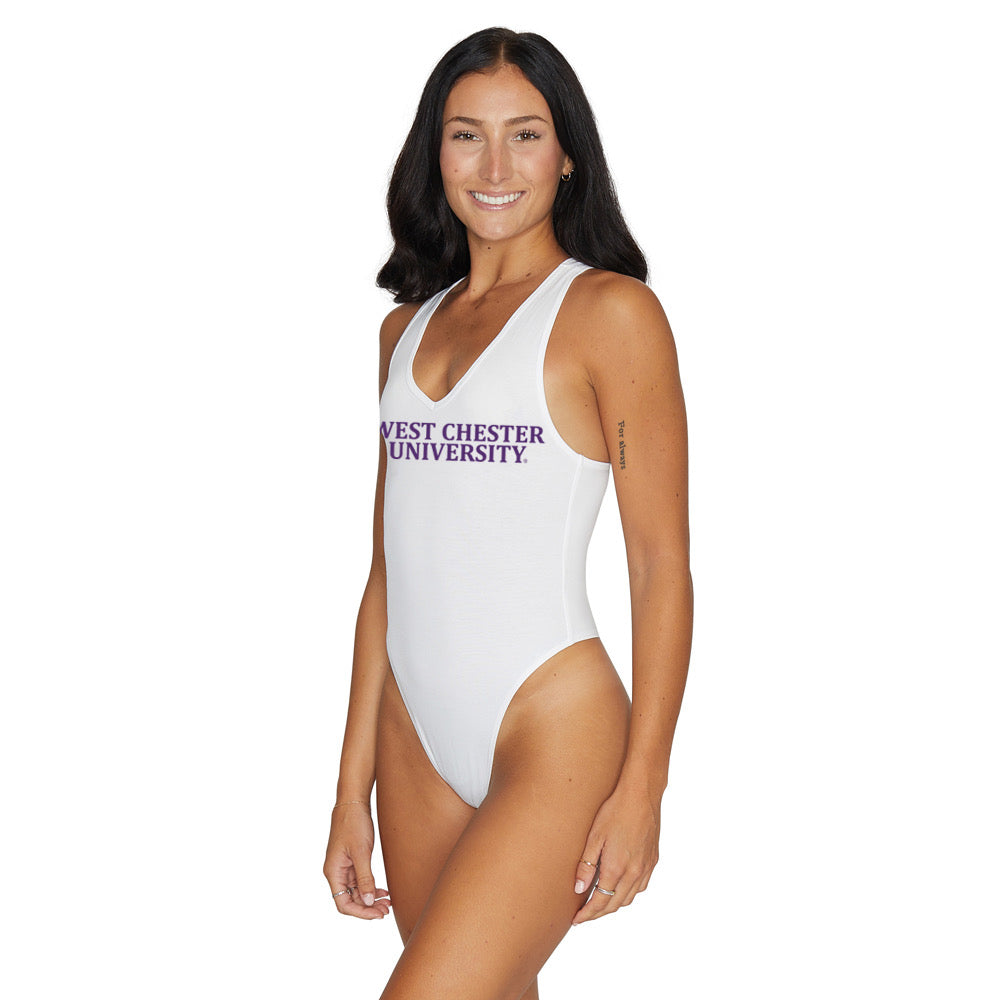 West Chester University White Bodysuit