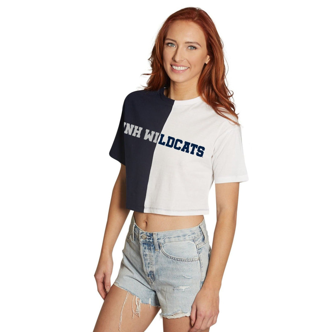 New Hampshire Wildcats Text Split Tee