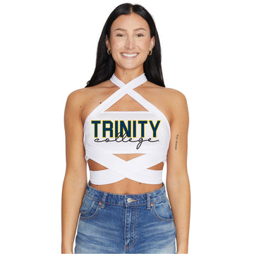 Trinity College White Multi Way Bandeau Top