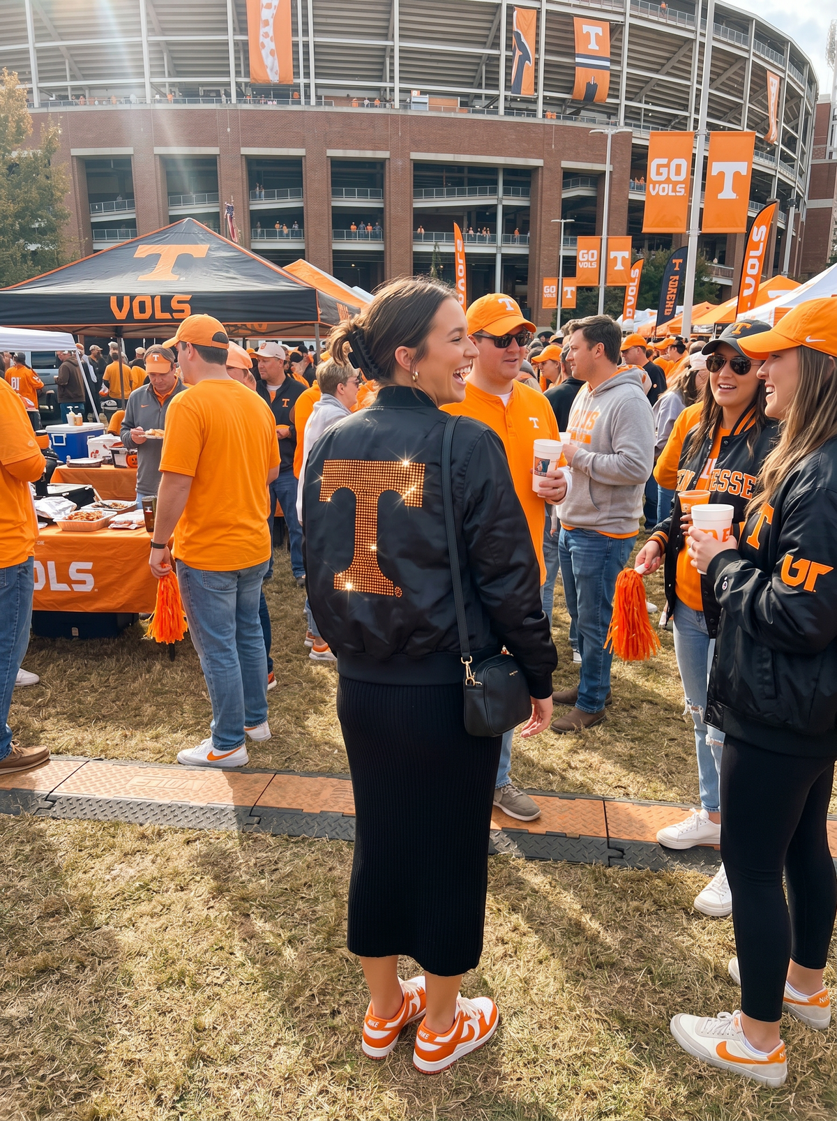 Tennessee Vols Big T  Black Bomber